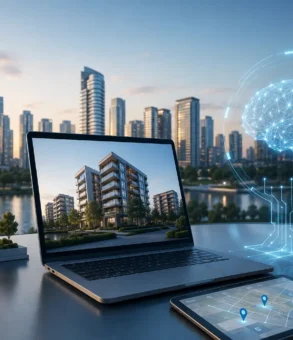 AI SEO للعقارات