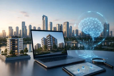 AI SEO للعقارات