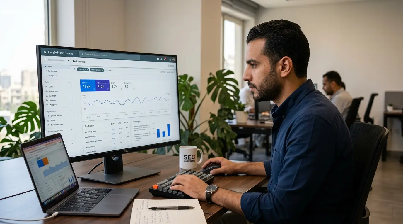 كيفية استخدام جوجل سيرش كونسل لتحسين الseo و حل مشاكل الموقع