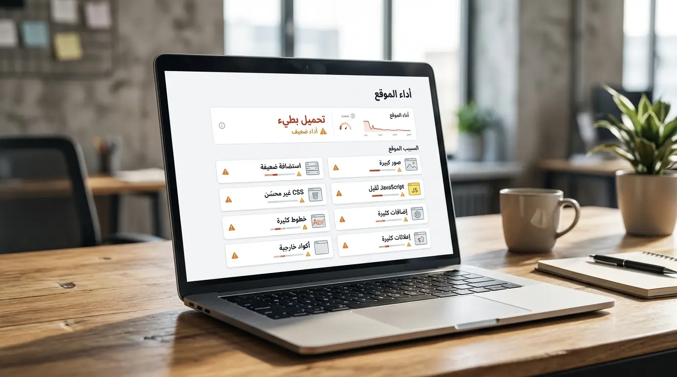 ما الأسباب التي تجعل الموقع بطيئًا وتؤثر في الأداء العضوي؟