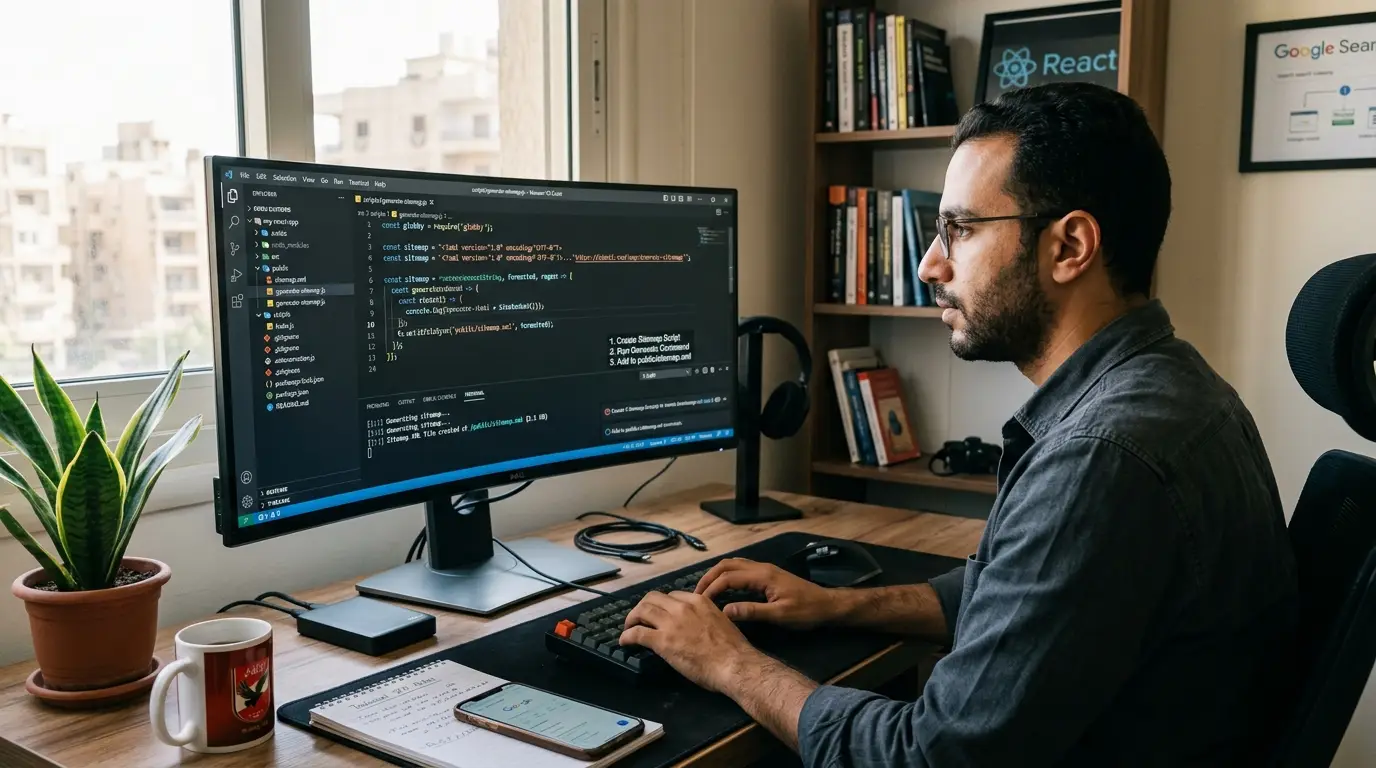 how to generate sitemap in react js | how to create sitemap in react js | how to add sitemap in react js