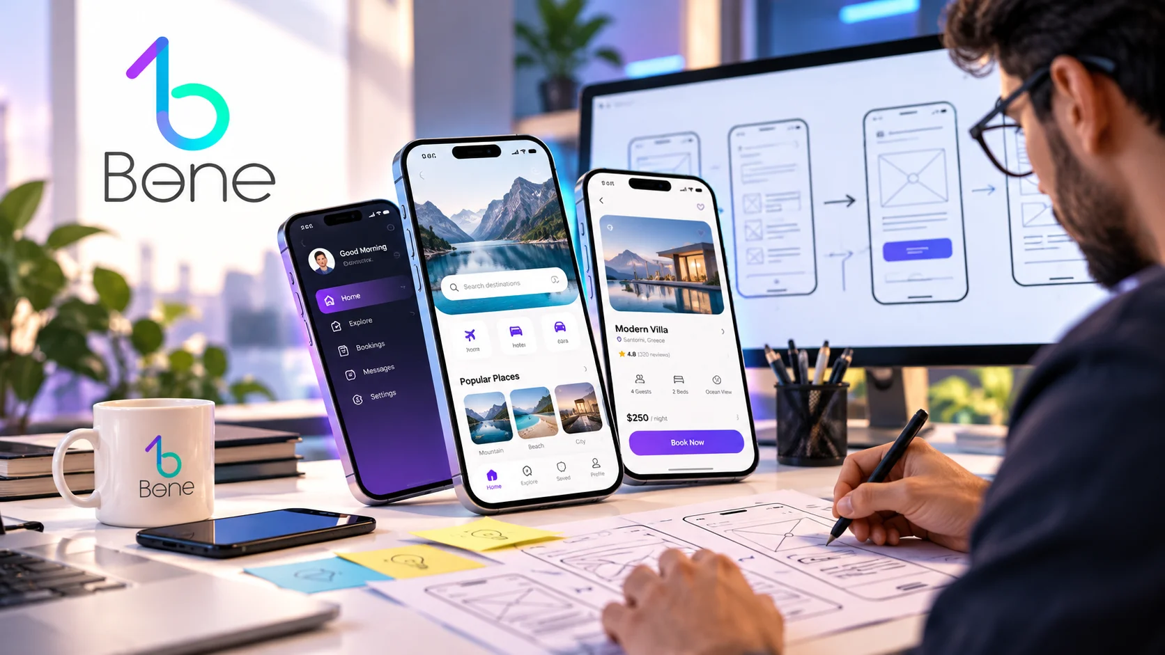 mobile app mockup | design mobile app mockup